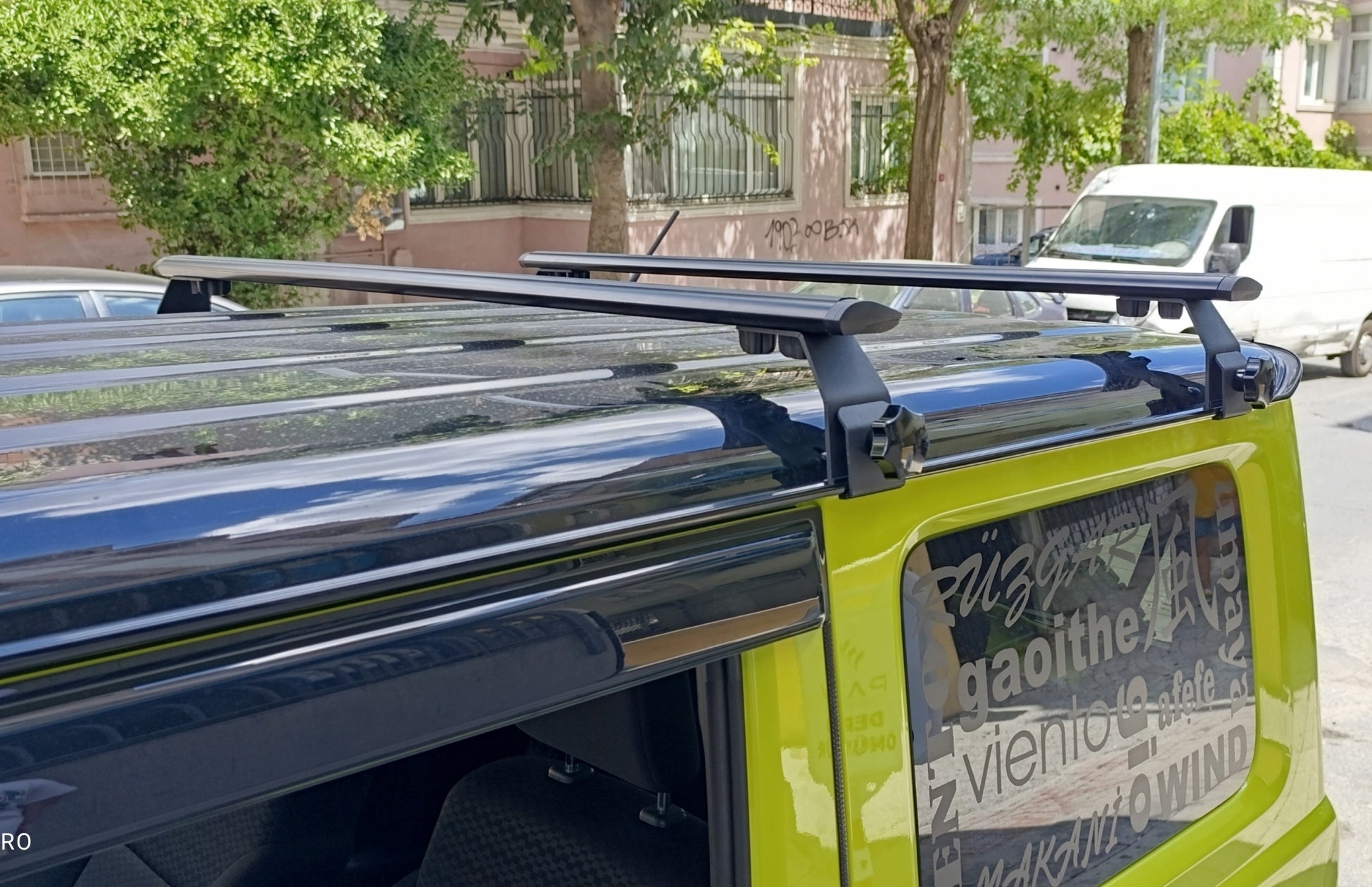 Suzuki Jimny Ja22W 1995–1998 Yagmur Oluklu Üst Tavan Taşıyıcı Ara Atkısı Paw Gri