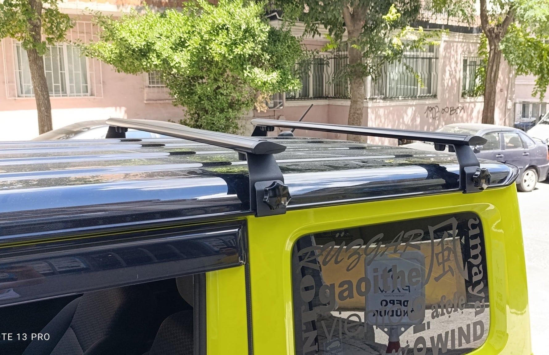 Suzuki Samurai Rain Gutter Yagmur Oluklu Üst Tavan Taşıyıcı Ara Atkısı Paw Gri