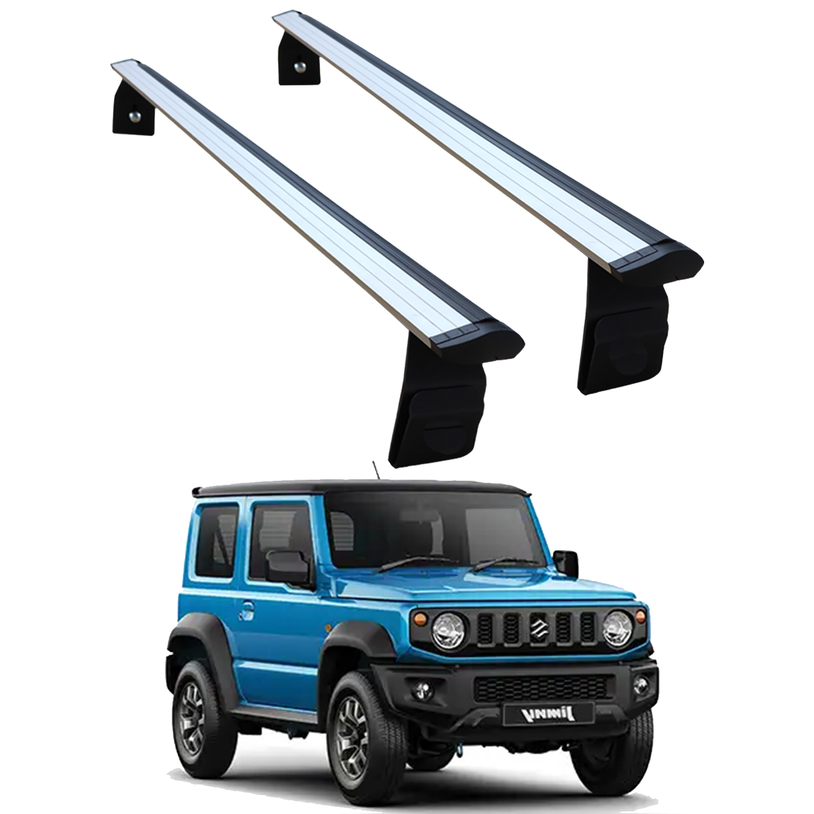Suzuki Jimny 2018-2025 Yagmur Oluklu Üst Tavan Taşıyıcı Ara Atkısı Paw Gri