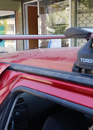 Suzuki Swift 2010-2017 Tavan Taşıyıcı Ara Barlar – Vidalı Montaj, Toros Fix Pro, Alu Siyah