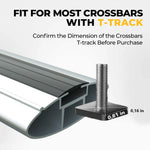 Volkswagen Taos Roof Rack Cross Bar Metal Bracket Raised Rail Gri