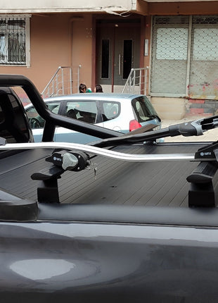 Toyota Hilux (2015-2025) Kasa Üstü Bed Rack Taşıyıcı Bar – Gri