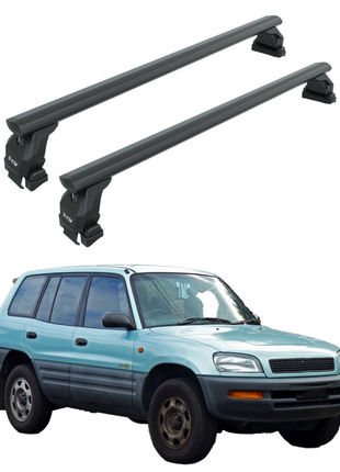 Toyota Rav 4 1994-2006 Tavan Taşıyıcı Ara Barlar – Vidalı Montaj, Toros Fix Pro, Pro 6 Alu Siyah