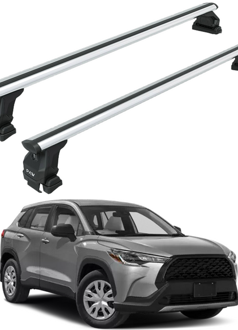 Toyota Corolla Cross 2022-2025 Oluksuz Üst Tavan Portbagaj Taşıyıcı Ara Atkısı Toros Serisi Pro 4 Gri