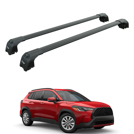 Toyota Corolla Cross 2022-2025 Portbagaj Taşıyıcı Ara Atkisi - Ara Çubuk Paw Pro 2 Siyah
