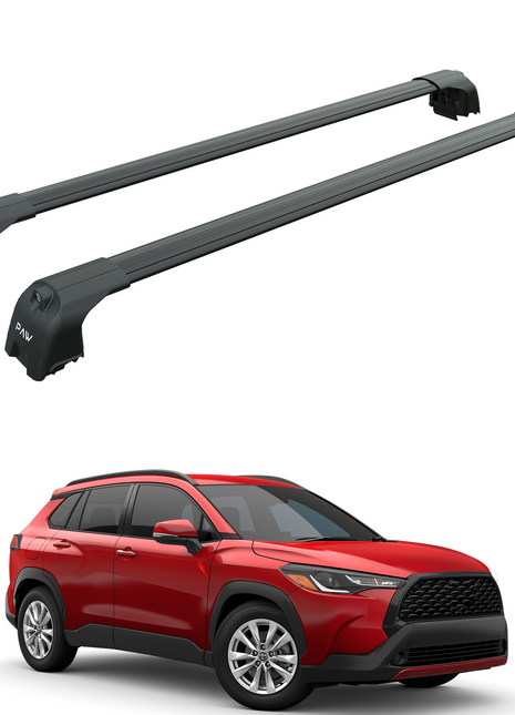 Toyota Corolla Cross 2022-2025 Portbagaj Taşıyıcı Ara Atkisi - Ara Çubuk Paw Pro 2 Siyah