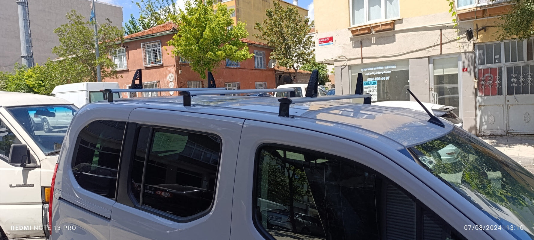 Volkswagen Transporter T7 2024-2025 Araç Üstü Merdiven Sabitleyici, Yük Taşıma Sistemleri Pratik Seri 3 Adet