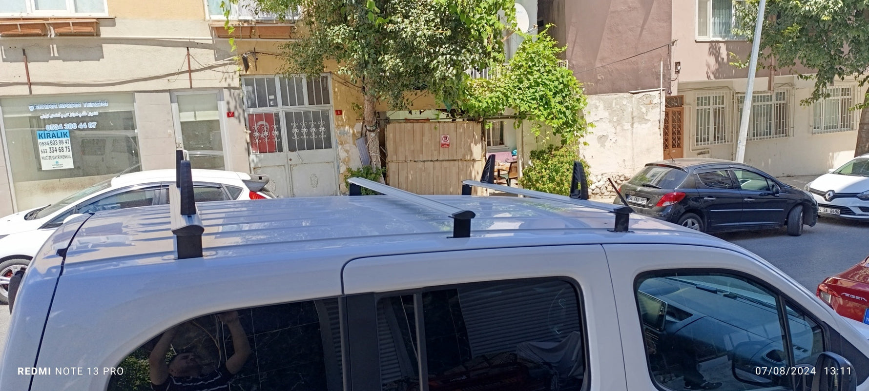 Volkswagen Transporter T7 2024-2025 Araç Üstü Merdiven Sabitleyici, Yük Taşıma Sistemleri Pratik Seri 3 Adet