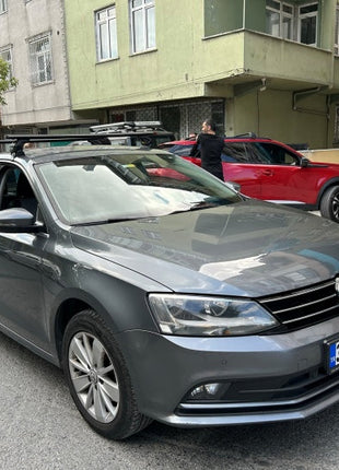 Volkswagen Jetta 2011-2018 Oluksuz Üst Tavan Portbagaj Taşıyıcı Ara Atkısı Toros Serisi Pro 4 Gri
