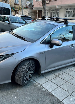 Toyota Corolla Sedan 2013-2018 Oluksuz Üst Tavan Portbagaj Taşıyıcı Ara Atkısı Toros Serisi Pro 4 Gri