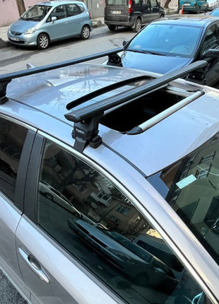 Toyota Corolla Sedan 2013-2018 Oluksuz Üst Tavan Portbagaj Taşıyıcı Ara Atkısı Toros Serisi Pro 4 Gri