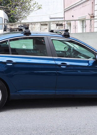 Volkswagen Passat Sedan B8 2015-2025 Oluksuz Üst Tavan Portbagaj Taşıyıcı Ara Atkısı Toros Serisi Pro 4 Siyah