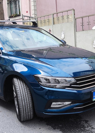 Volkswagen Passat Sedan B8 2015-2025 Oluksuz Üst Tavan Portbagaj Taşıyıcı Ara Atkısı Toros Serisi Pro 4 Siyah