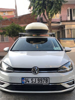 Volkswagen Golf 5D (Mk7) 2012-2019 Oluksuz Üst Tavan Portbagaj Taşıyıcı Ara Atkısı Toros Serisi Pro 4 Siyah