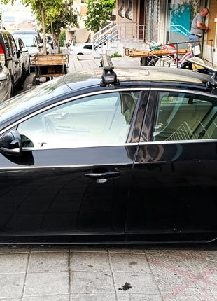 Volvo S60 2012-2018 Oluksuz Üst Tavan Portbagaj Taşıyıcı Ara Atkısı Toros Serisi Pro 4 Siyah