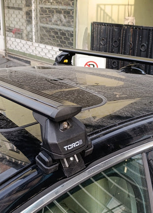 Volvo S60 2012-2018 Oluksuz Üst Tavan Portbagaj Taşıyıcı Ara Atkısı Toros Serisi Pro 4 Siyah