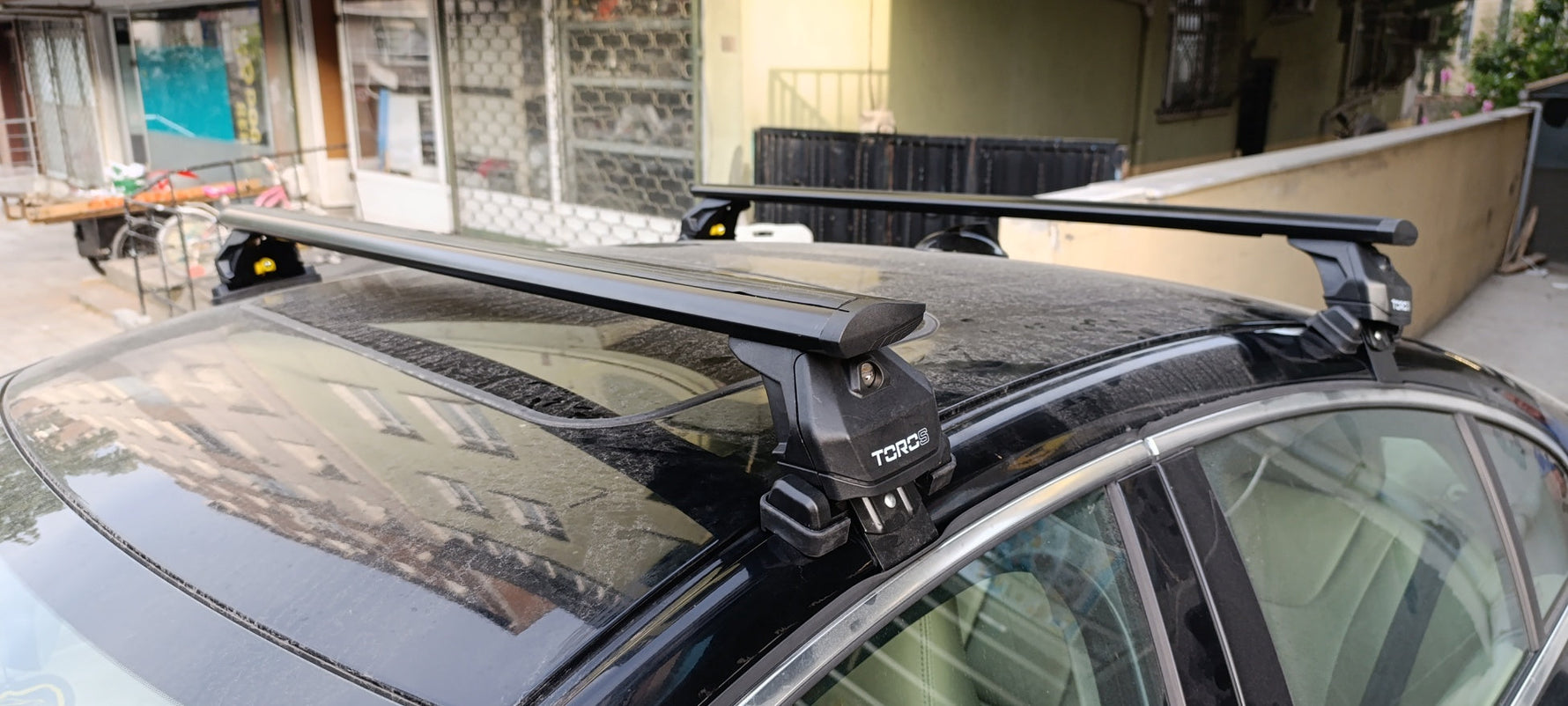 Volvo S80 2006-2016 Oluksuz Üst Tavan Portbagaj Taşıyıcı Ara Atkısı Toros Serisi Pro 4 Gri