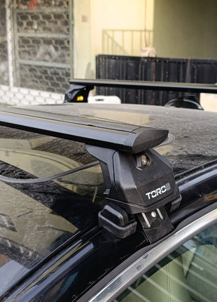 Volvo S60 2012-2018 Oluksuz Üst Tavan Portbagaj Taşıyıcı Ara Atkısı Toros Serisi Pro 4 Siyah
