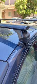 Volvo S60 Sedan 2019-2025 Oluksuz Üst Tavan Portbagaj Taşıyıcı Ara Atkısı Toros Serisi Pro 4 Gri