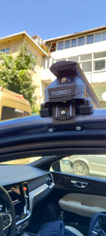 Volvo S60 Sedan 2019-2025 Oluksuz Üst Tavan Portbagaj Taşıyıcı Ara Atkısı Toros Serisi Pro 4 Gri