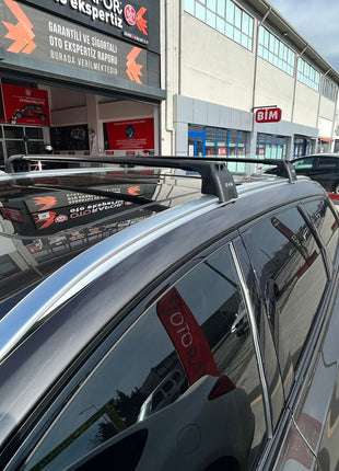 Volvo V90 2016-2025 Portbagaj Taşıyıcı Ara Atkisi - Ara Çubuk Paw Pro 2 Gri