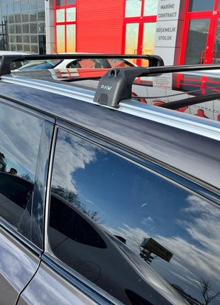 Volvo V90 2016-2025 Portbagaj Taşıyıcı Ara Atkisi - Ara Çubuk Paw Pro 2 Siyah
