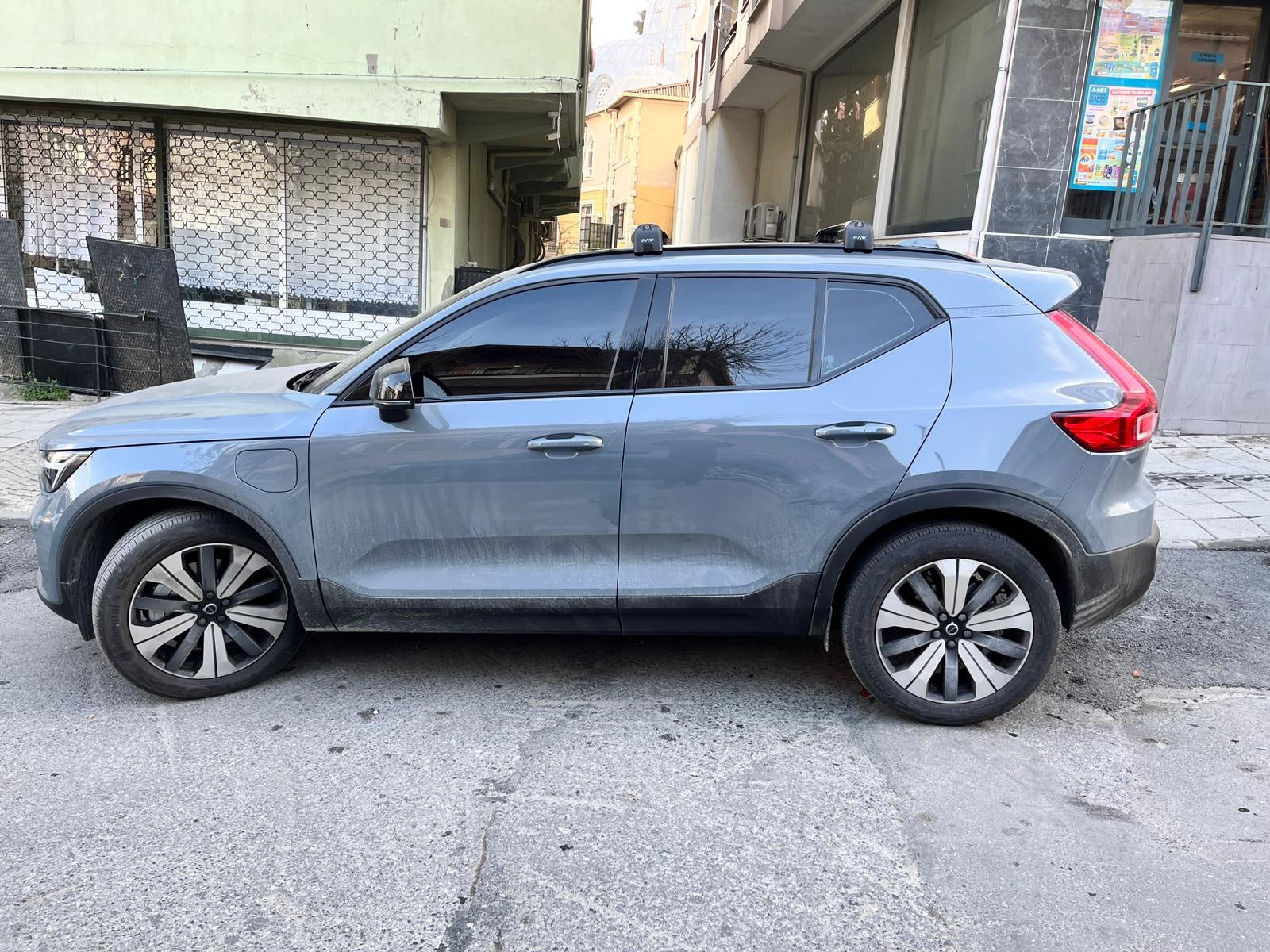 Volvo Xc40 2018-2025 Portbagaj Taşıyıcı Ara Atkisi - Ara Çubuk Paw Pro 2 Gri