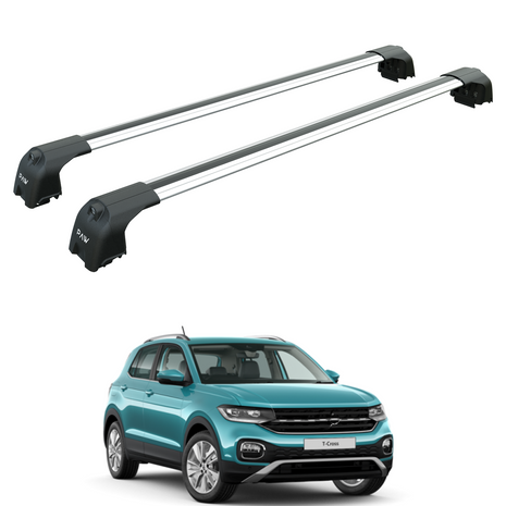 Volkswagen T-Cross 2018-2025 Portbagaj Taşıyıcı Ara Atkisi - Ara Çubuk Paw Pro 2 Gri