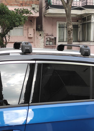 Skoda Octavia Estate (5E) 2012-2019 Portbagaj Taşıyıcı Ara Atkisi - Ara Çubuk Paw Pro 2 Gri