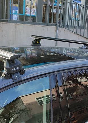 Volkswagen Golf Mk8 2020- Up Oluksuz Üst Tavan Portbagaj Taşıyıcı Ara Atkısı Toros Serisi Pro 4 Gri
