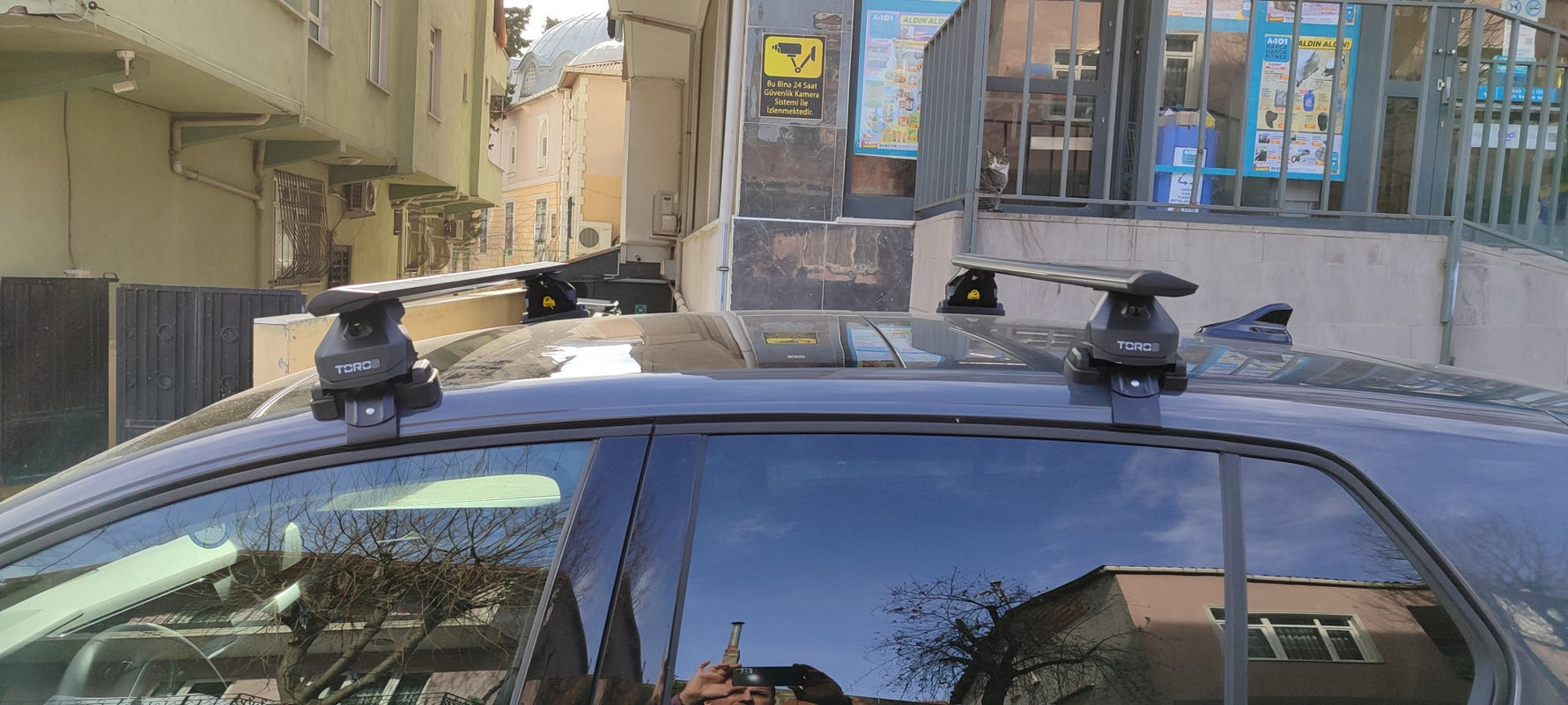 Volkswagen Golf Hb Mk8 2020-2025 Oluksuz Üst Tavan Portbagaj Taşıyıcı Ara Atkısı Toros Serisi Pro 4 Gri