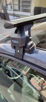 Volkswagen Golf Mk8 2020- Up Oluksuz Üst Tavan Portbagaj Taşıyıcı Ara Atkısı Toros Serisi Pro 4 Siyah