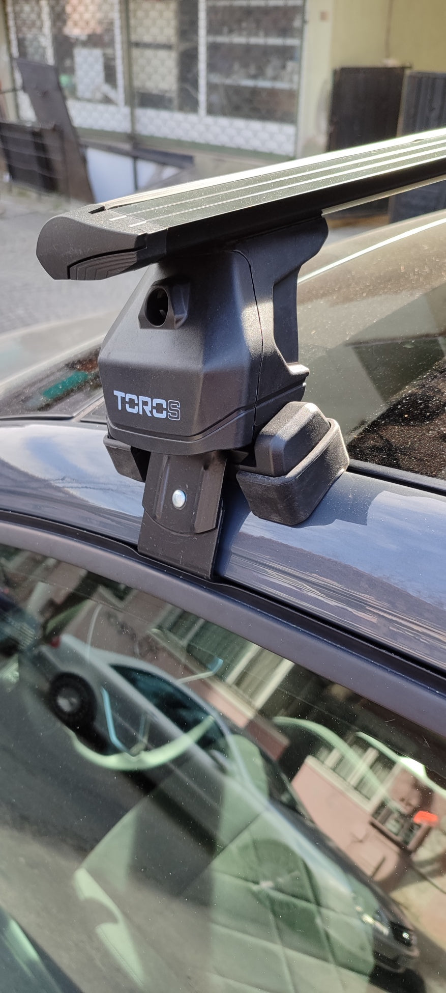 Volkswagen Golf Mk8 2020- Up Oluksuz Üst Tavan Portbagaj Taşıyıcı Ara Atkısı Toros Serisi Pro 4 Siyah