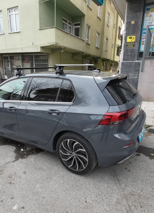 Volkswagen Golf Mk8 2020- Up Oluksuz Üst Tavan Portbagaj Taşıyıcı Ara Atkısı Toros Serisi Pro 4 Siyah