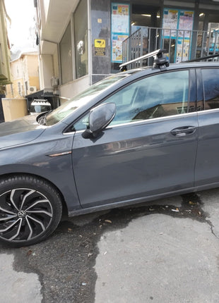 Volkswagen Golf Mk8 2020- Up Oluksuz Üst Tavan Portbagaj Taşıyıcı Ara Atkısı Toros Serisi Pro 4 Gri