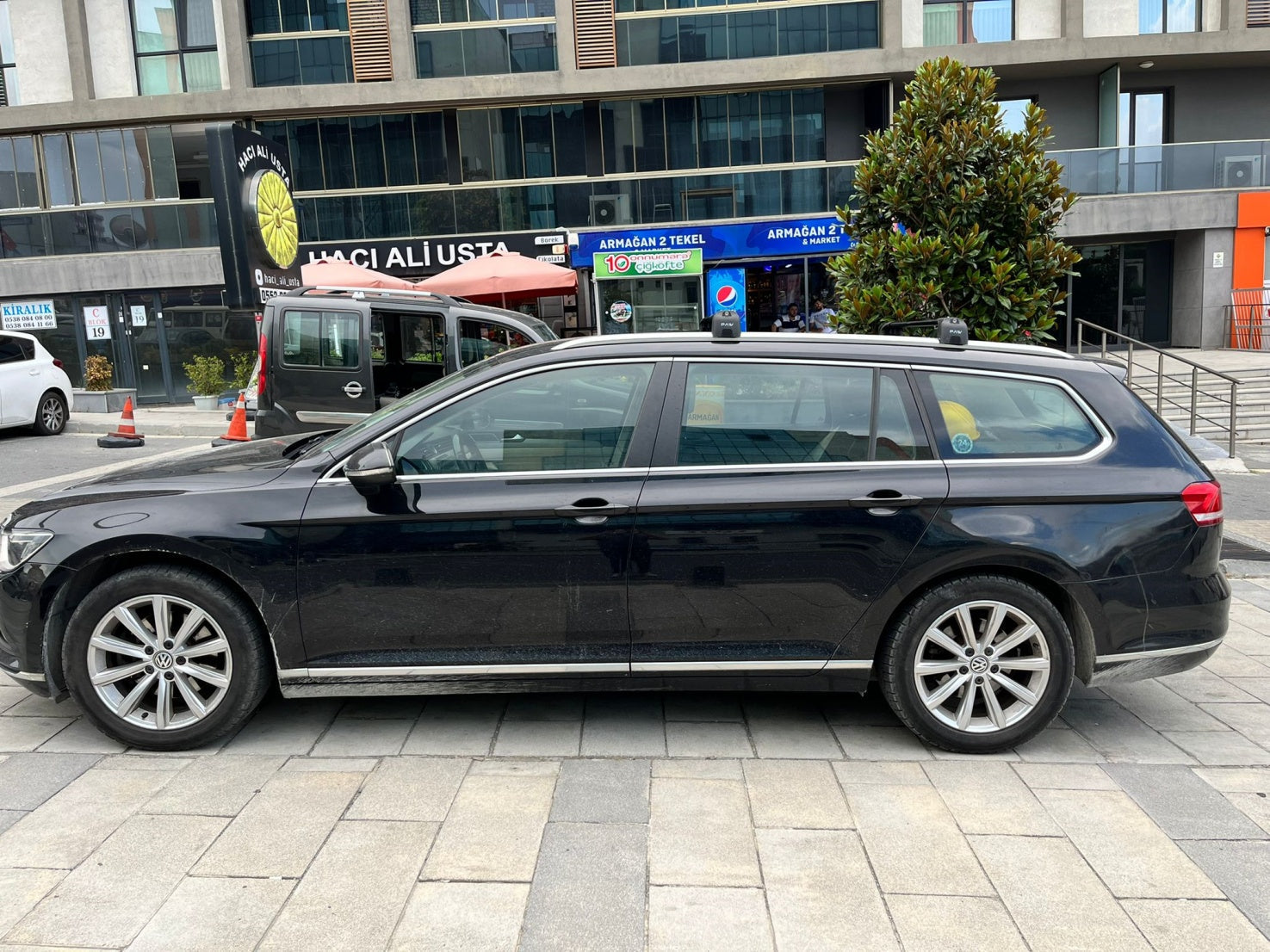 Volkswagen Passat Alltrack B8 2016-2023 Portbagaj Taşıyıcı Ara Atkisi - Ara Çubuk Paw Pro 2 Siyah