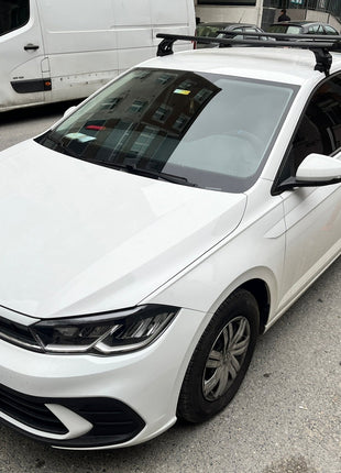 Volkswagen Polo 5D 2014-2018 Oluksuz Üst Tavan Portbagaj Taşıyıcı Ara Atkısı Toros Serisi Pro 4 Gri
