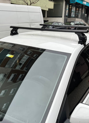Volkswagen Polo 5D 2009-2014 Oluksuz Üst Tavan Portbagaj Taşıyıcı Ara Atkısı Toros Serisi Pro 4 Siyah