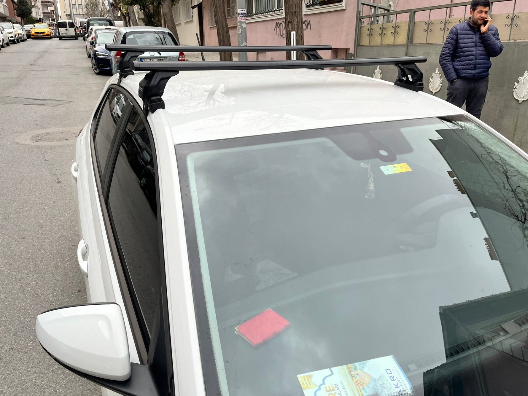 Volkswagen Polo 5D 2018-2025 Oluksuz Üst Tavan Portbagaj Taşıyıcı Ara Atkısı Toros Serisi Pro 4 Siyah