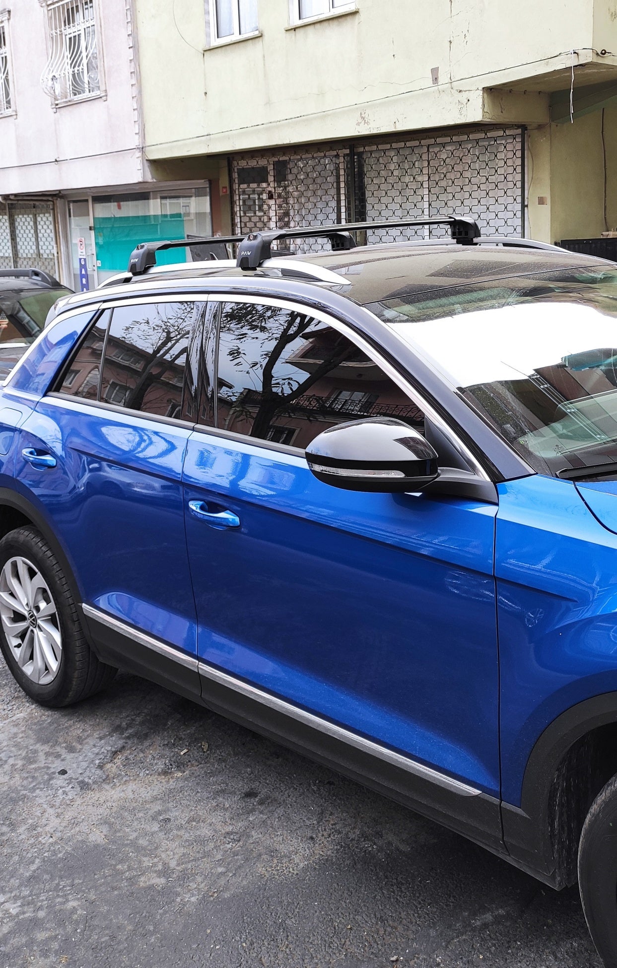 Volkswagen T-Roc 2017-2025 Portbagaj Taşıyıcı Ara Atkisi - Ara Çubuk Paw Pro 2 Gri